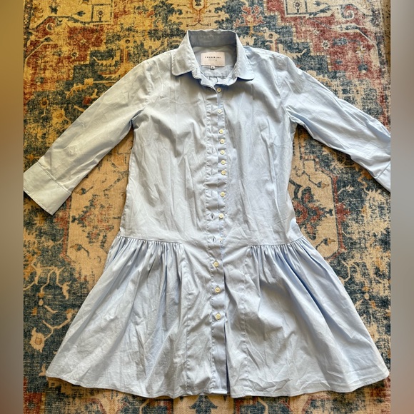 The Drop Waist Shirt Dress - Picture 3 of 7